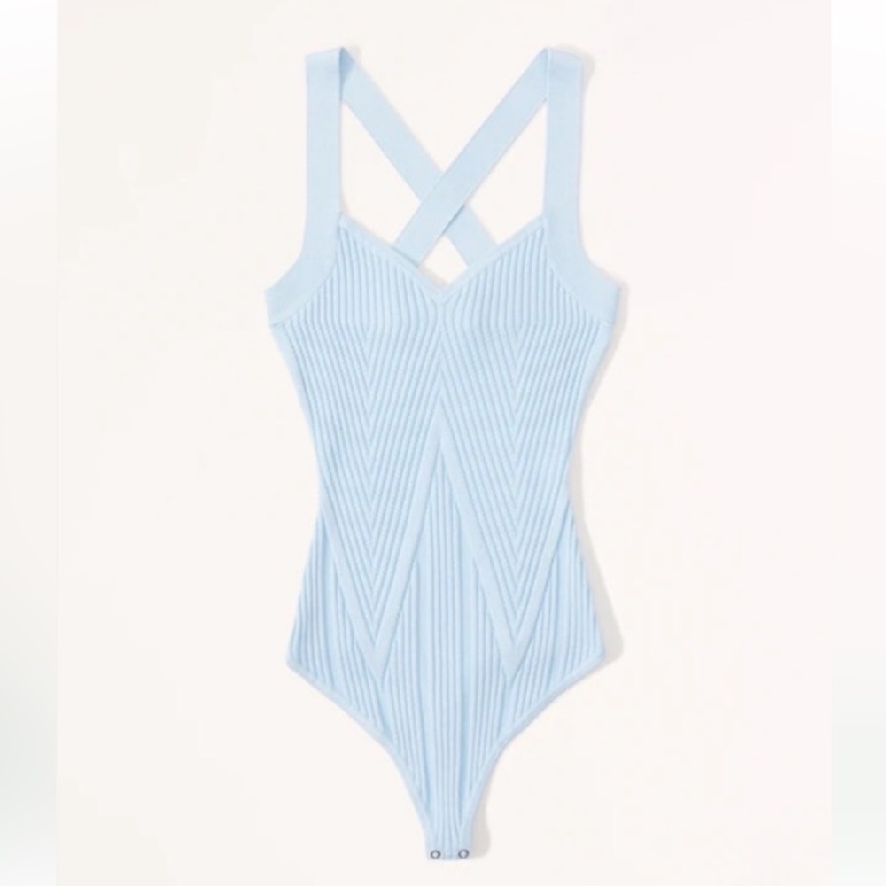 Abercrombie & Fitch cross back sweater bodysuit